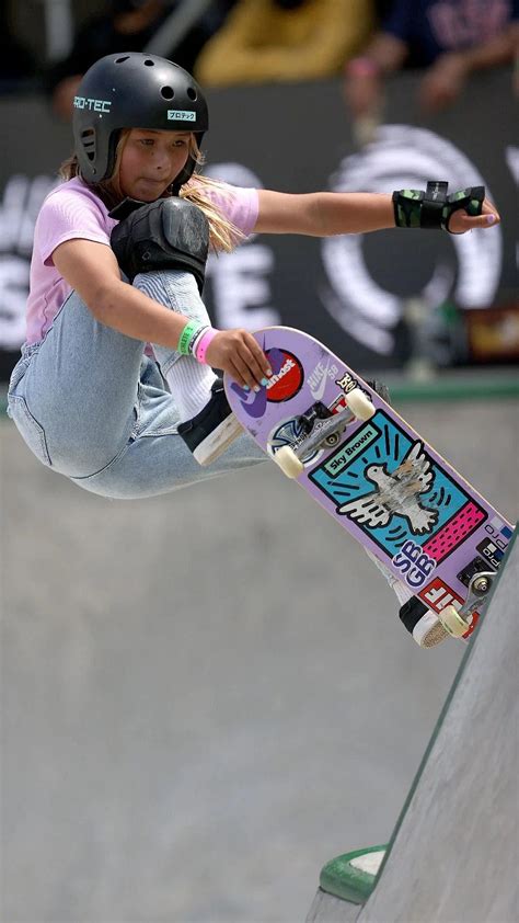 Sky Brown Youngest Olympian Skateboarder Sky Brown To Become Youngest