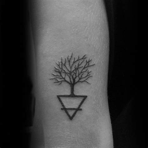 Without further delay, let's turn some flesh into art! 40 Simple Geometric Tattoos For Men - Design Ideas With ...