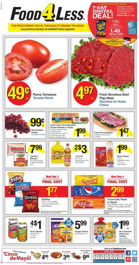 Food 4 Less Current weekly ad 05/01 - 05/07/2019 - frequent-ads.com