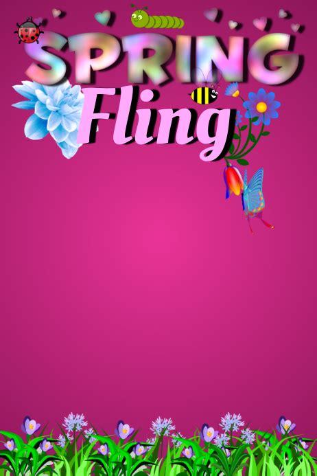Spring Fling Template Postermywall
