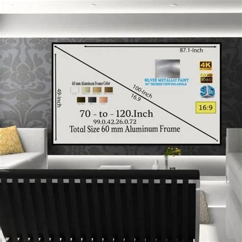 236 Sturdy Aluminum Frame And Projector Screen Fixed Frame Manufacturer