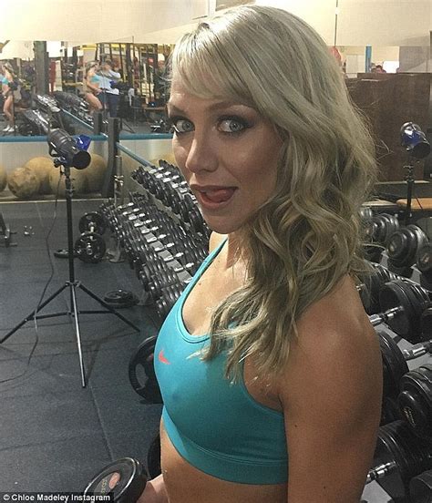 Chloe Madeley Proudly Shows Off Her Muscular Thighs And Gym Honed