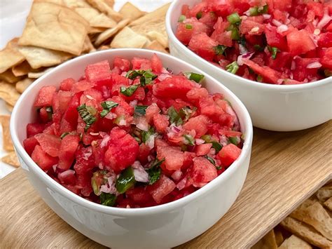 Fresh Watermelon Salsa Recipe