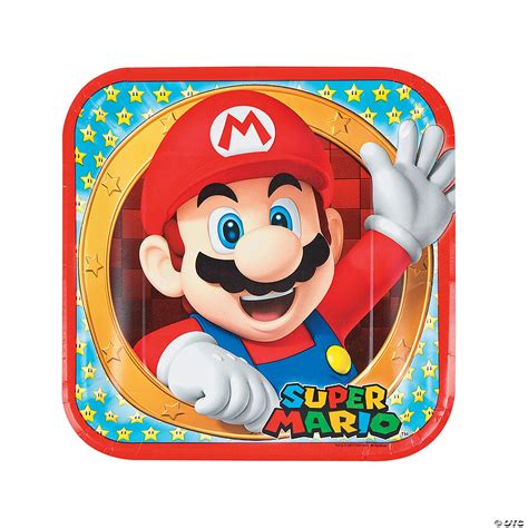 Super Mario Brothers™ Paper Dinner Plates Oriental Trading