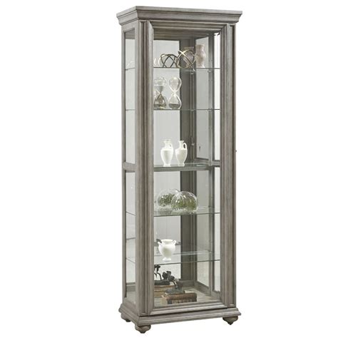 Gaston Lighted Curio Cabinet And Reviews Birch Lane