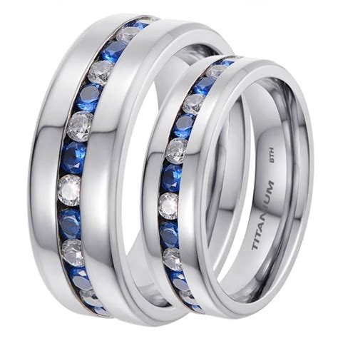 His And Hers Couple Rings Cubic Zirconia Ring