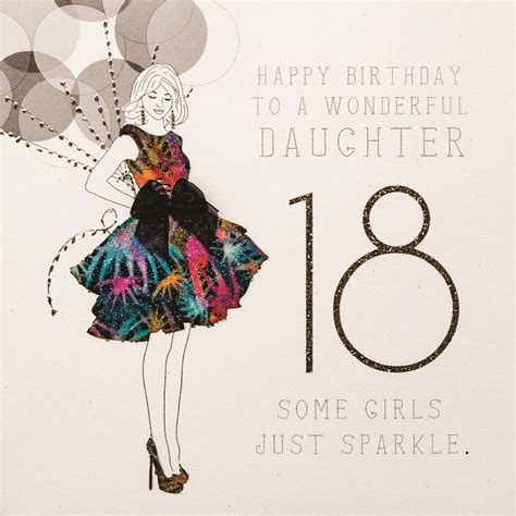 Special Daughter 18th Birthday Card 1e6