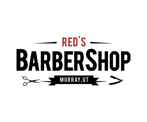 Masculine, Bold, Barber Logo Design for Red's Barber Shop by Luc1ano png image