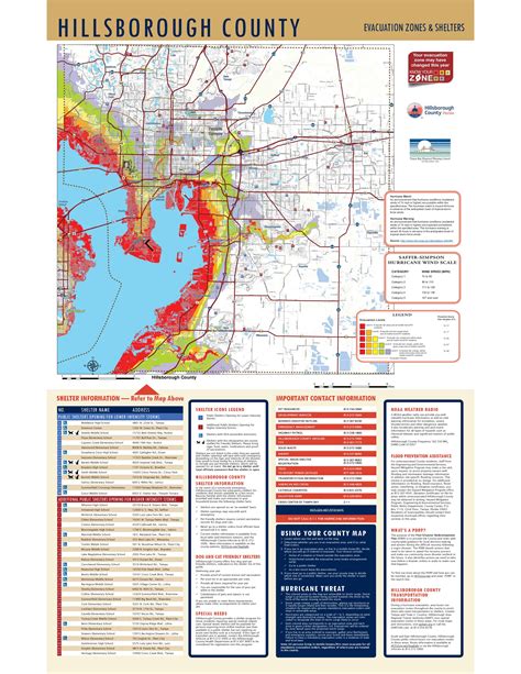 Tampa Bay Evacuation Zones Map World Map