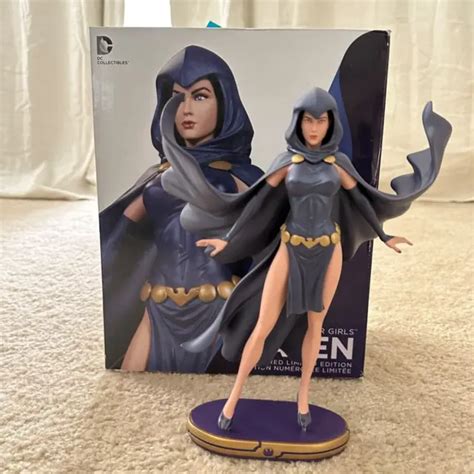 Dc Collectibles Cover Girls Raven By Artgerm Statue Broken 0745 5200 79 99 Picclick