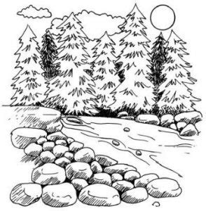 Imagenes y fotos de paisajes para dibujar bonitos a lapiz Imagenes