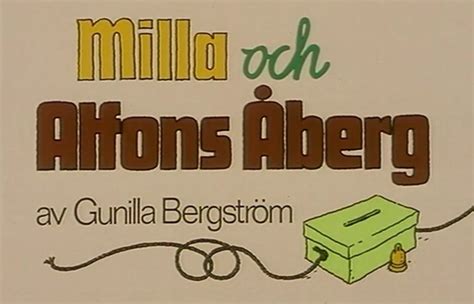 Alfie atkins appears in books and animated cartoons. Milla och Alfons Åberg - YouTube