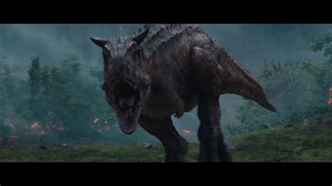 Jurassic World 2 Fallen Kingdom T Rex Vs Carnotaurus