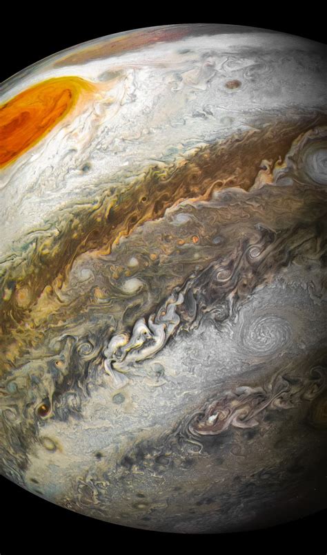 Jupiters Great Red Spot Captured By Juno In Stunning Nasa Photos