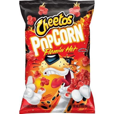 Cheetos Flamin Hot Popcorn Flavored Snacks 65 Oz Bag