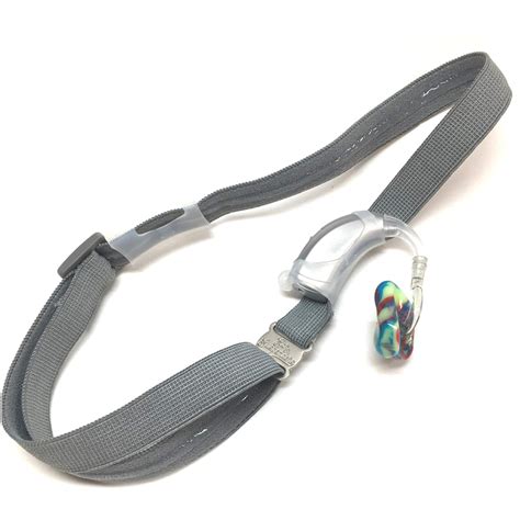 Ear Suspenders Headband For Hearing Aid Retention Grey