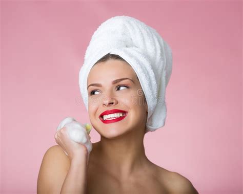 Beautiful Woman Having A Bath Stock Image Image Of Hygiene Beauty