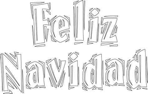Dibujos para imprimir y colorear: Feliz Navidad para colorear