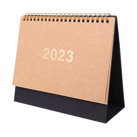 Hemoton Calendar Desk 2023 Small Calendar Desktop Planner Standing 2022