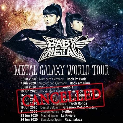 Babymetal まとめ World Tour 2020 （海外公演） Obsessed With Babymetal