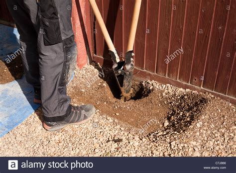 Man Digging A Hole Stock Photos And Man Digging A Hole Stock Images Alamy