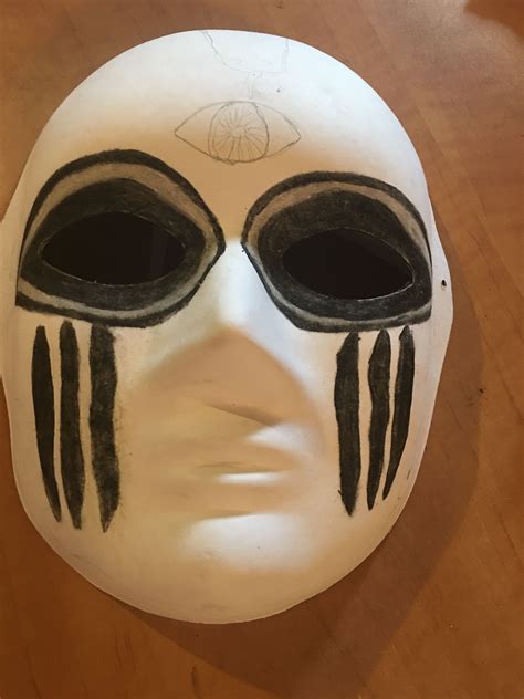 Creepy Mask I Made Creepy Masks Halloween Face Makeup Halloween Face