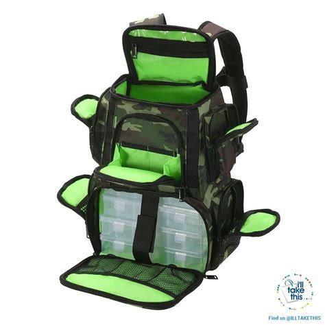 Fishermans Backpack Get Serious With Your Fishing Tackle Organization