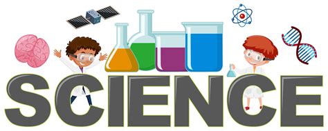 Science Logo With Elements 1361044 Vector Art At Vecteezy
