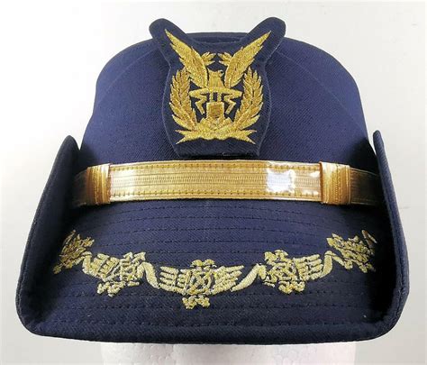 Indonesia Woman S Air Force Military Senior Officer Dress Cap Hat Blue Size
