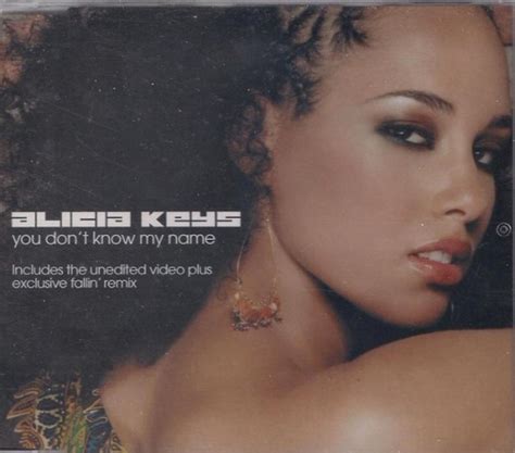 You Dont Know My Name Import Cd 1 Alicia Keys Songs Reviews