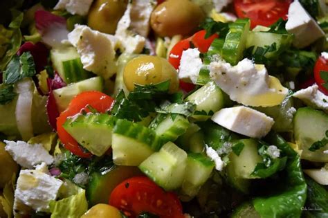 Best Italian Chopped Salad Greens Recipe She Loves Biscotti