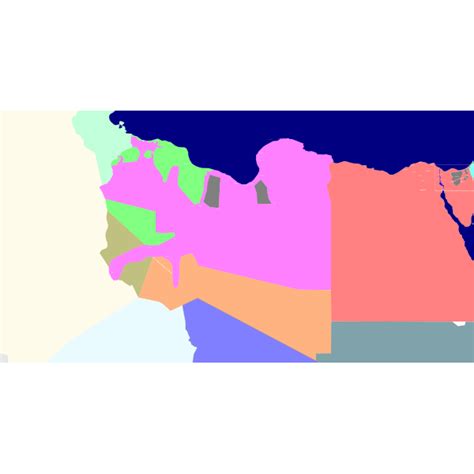 Northeast Africa Map Free Svg