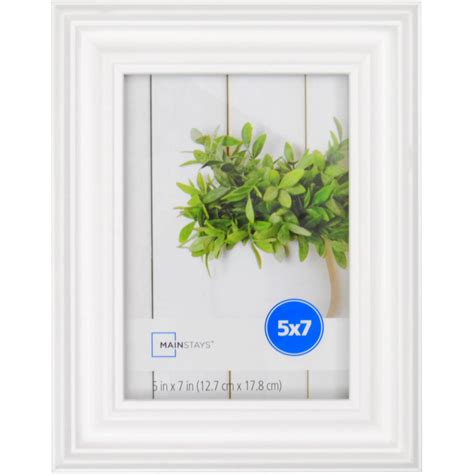 Ms 5x7 Traditional White Picture Frame