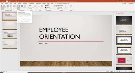 Copy A Powerpoint Slide Master To Another Presentation Within