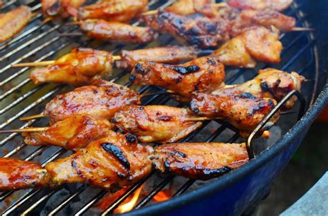 These chicken wings are easy to make using simple ingredients and taste amazing even without bbq sauce. Grilled Chinese Chicken Wings (Chuan'r Chicken Wings ...