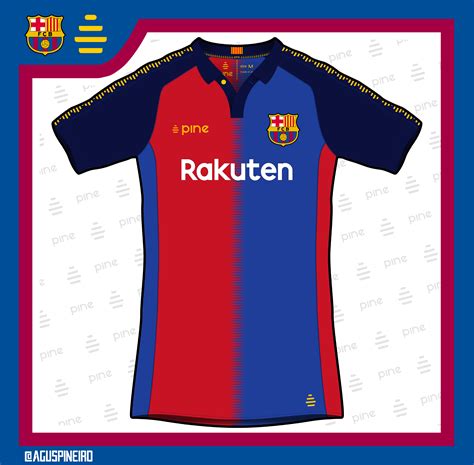 Fc Barcelona Home Kit By Pine