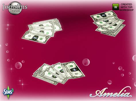 Sims 4 Money Pile Cc Money Stack 50 Simoleons Objects Loverslab