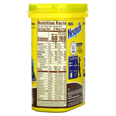 Nesquik Chocolate Milk Powder Nutrition Facts Besto Blog