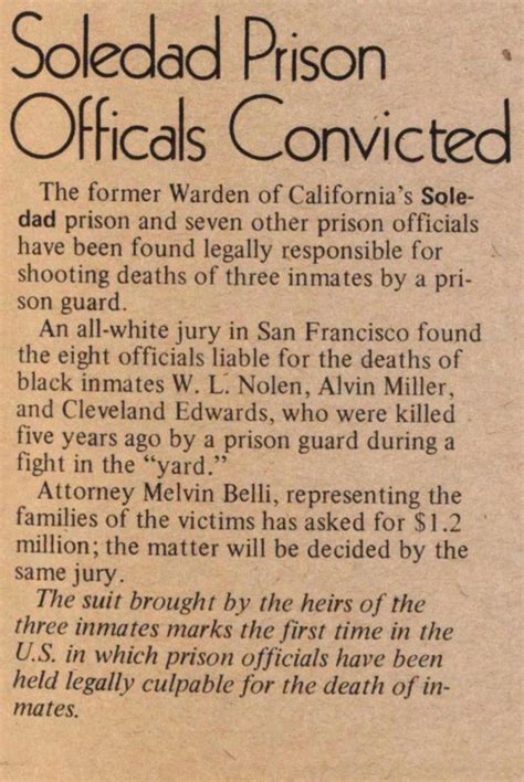 Soledad Prison Officals Convicted Ann Arbor District Library