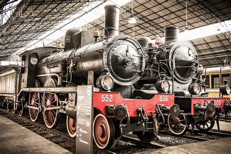 Two Steam Locomotives Photograph By Pavel Melnikov Pixels