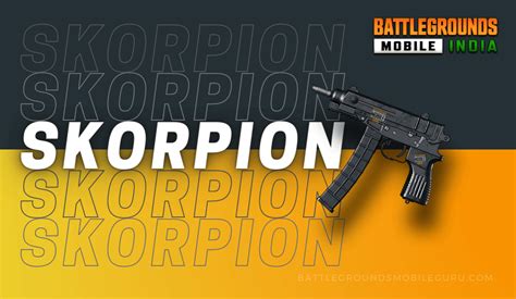 Bgmi Skorpion Weapon Overview Attachments And Skins Bgmi