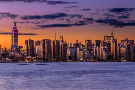 Manhattan Skyline Sunset 6907315