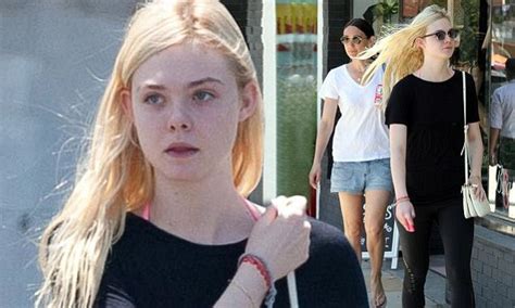 Elle Fanning Showcases Naturally Radiant Skin As She Hits The Gym