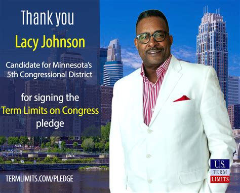 Lacy Johnson Pledges Support For Term Limits On Congress Us Term Limits