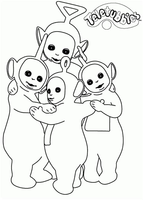 Teletubbies Coloring Pages For Kids Teletubbies Kids Coloring Pages
