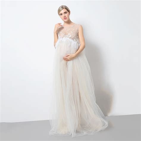 2017 New Summer Style Maternity Dress Women Photography Fancy Props Party Dresses Maternity