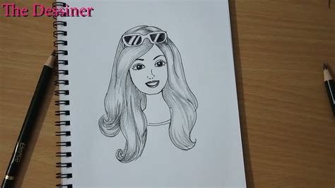 Barbie Doll Sketch Cute Barbie Pencil Drawing See More Ideas About