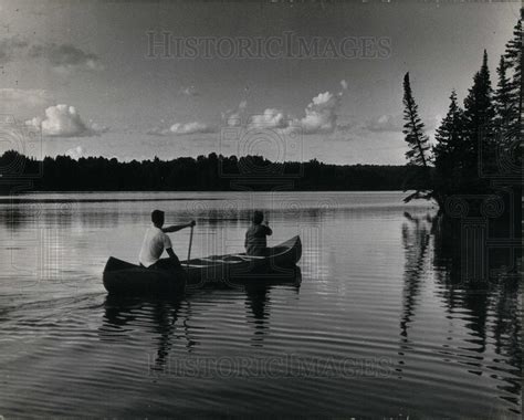 1967 Quetico Superior Country Canoeing Mans Historic Images