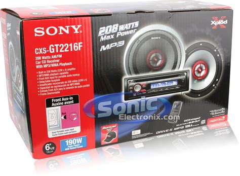 Sony Cxs Gt2216f Cxsgt2216f Cdx Gt220 In Dash Amfm Cdmp3