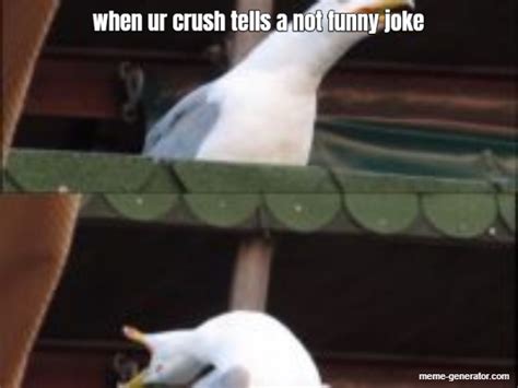 When Ur Crush Tells A Not Funny Joke Meme Generator